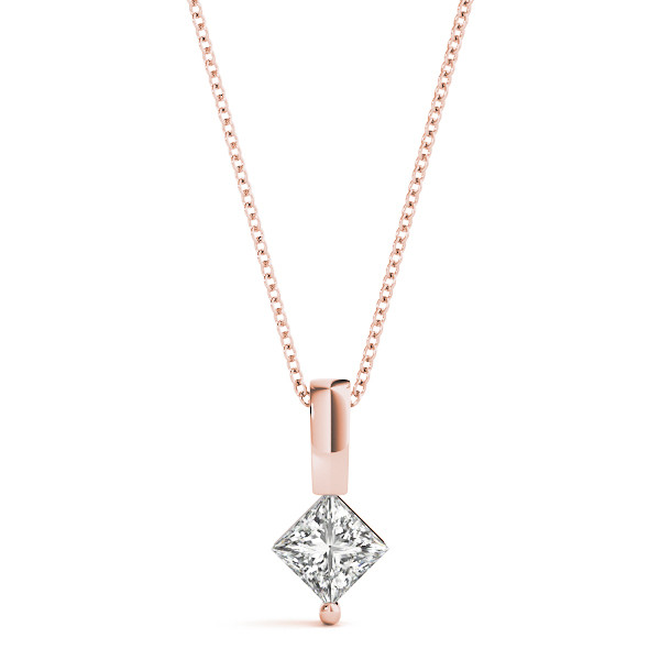 Robenia Natural Diamond Prong Set  Necklace