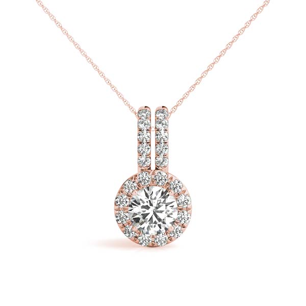 Tennie Lab-Created Diamond 4 Claw Set  Necklace
