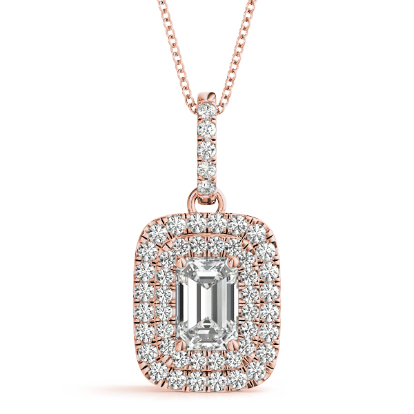 Tawney Lab-Created Diamond 4 Prong  Necklace