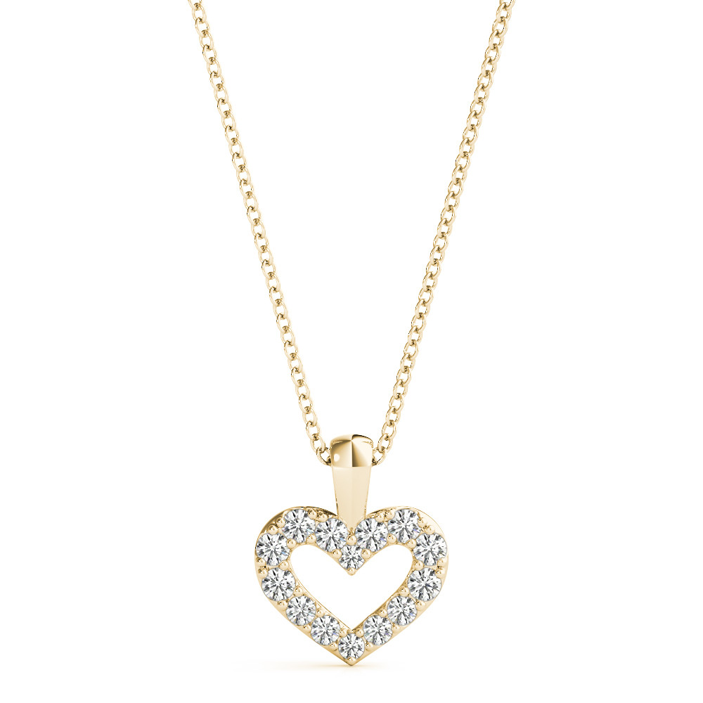 Blessy Natural Diamond 4 Prong  Necklace