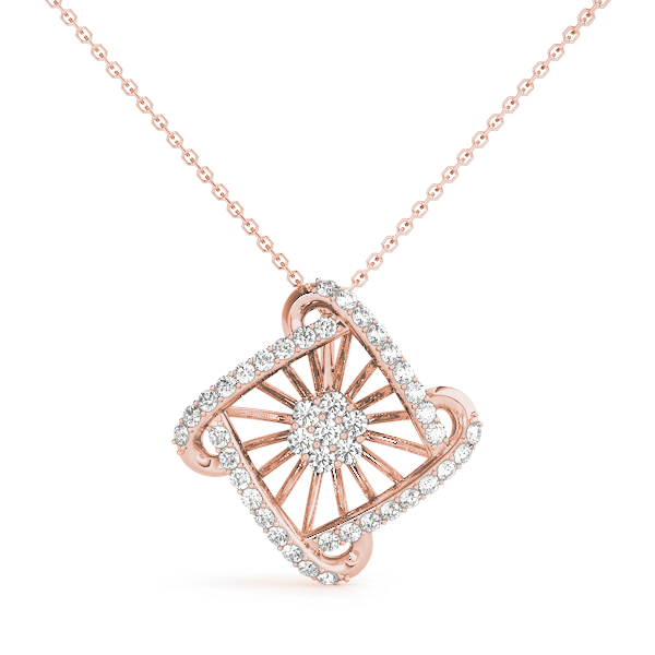 Alariv Natural Diamond Prong Set  Necklace