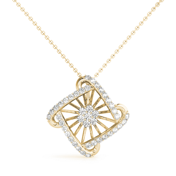 Alariv Natural Diamond Prong Set  Necklace