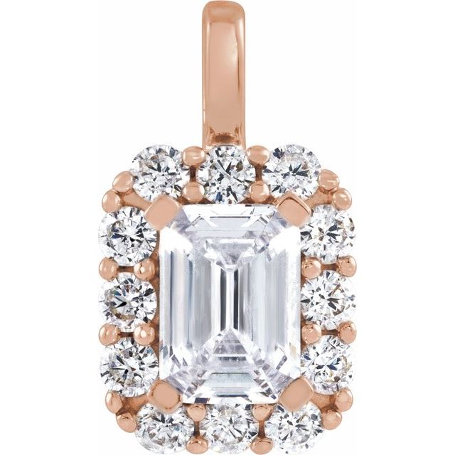Jerin Natural Diamond 4 Prong  Necklace