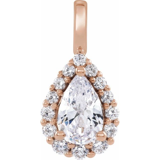 Jenolin Natural Diamond 3 Prong  Necklace
