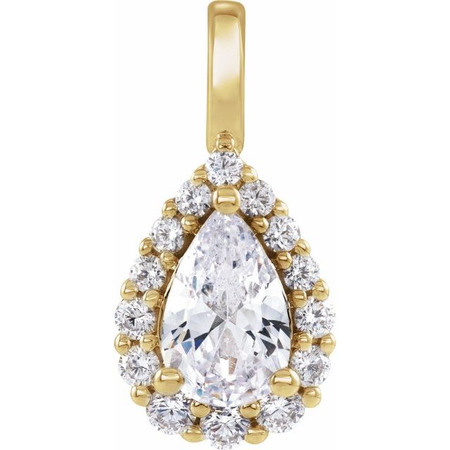 Jenolin Natural Diamond 3 Prong  Necklace