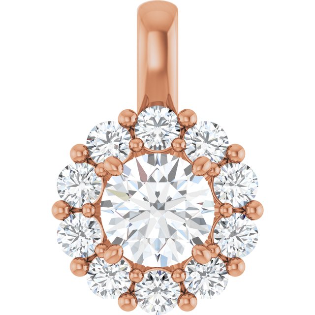 Jonitta Natural Diamond 4 Prong  Necklace