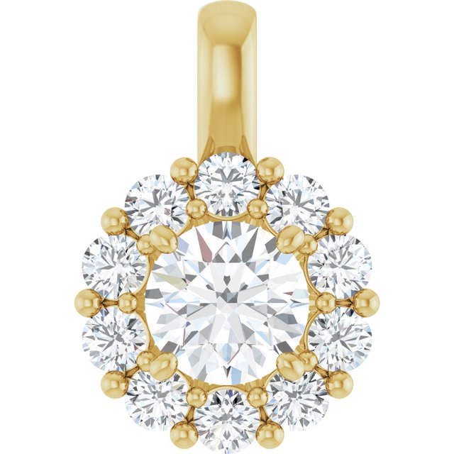 Jonitta Natural Diamond 4 Prong  Necklace