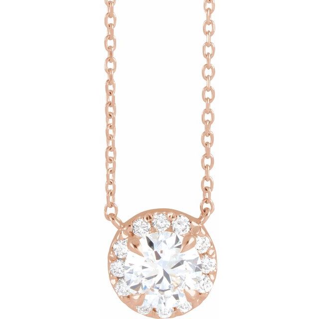 Jebita Natural Diamond 4 Prong  Necklace