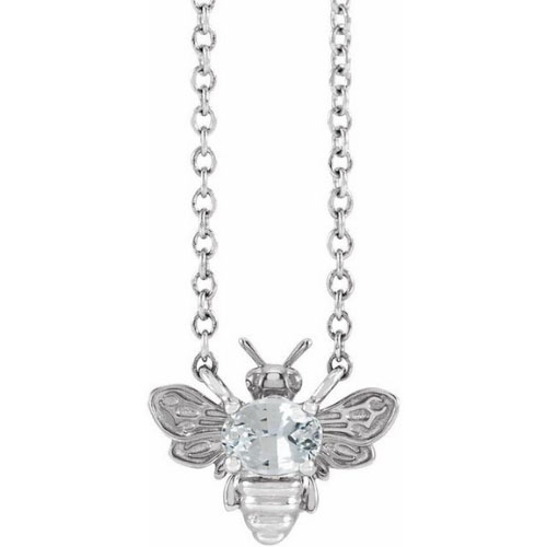 Rennice Natural Diamond 4 Prong  Necklace