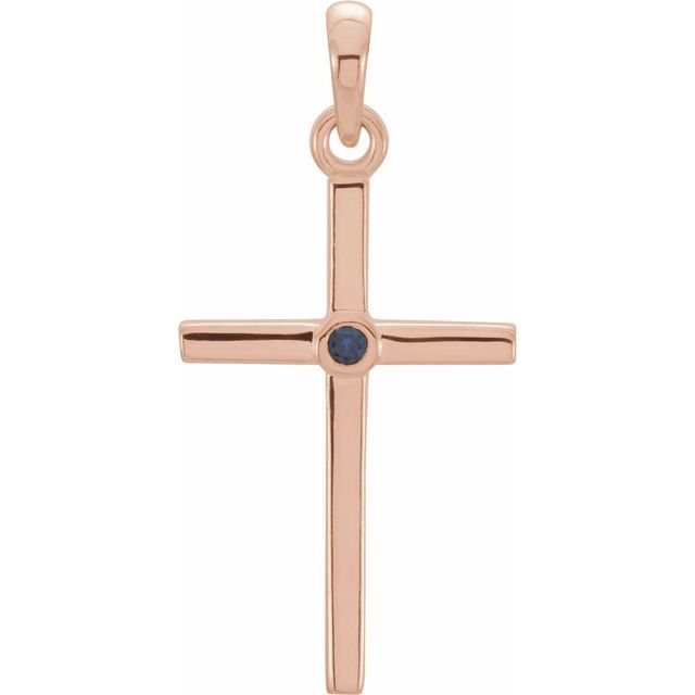 Puji Blue Sapphire Bezel Set  Necklace