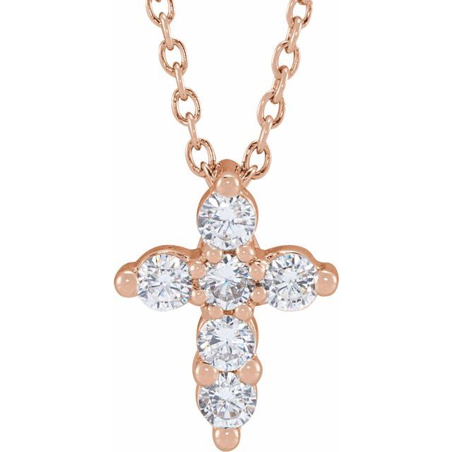 Felixa Natural Diamond Prong Set  Necklace
