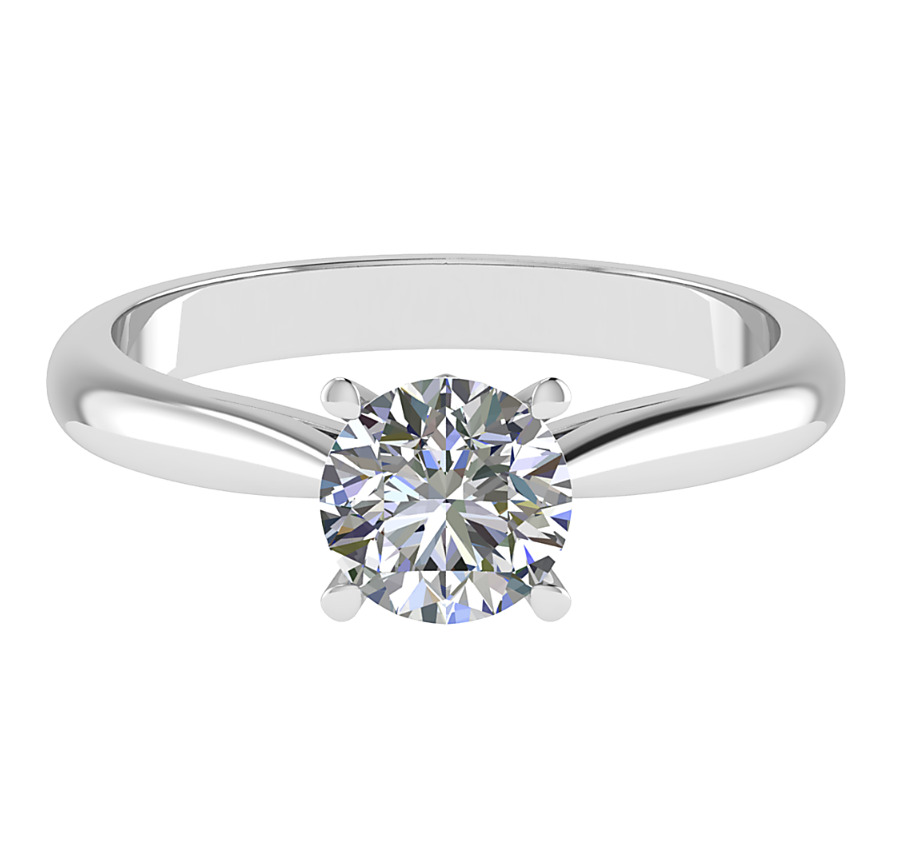 Caleah Natural 4 Prong  Diamond Ring