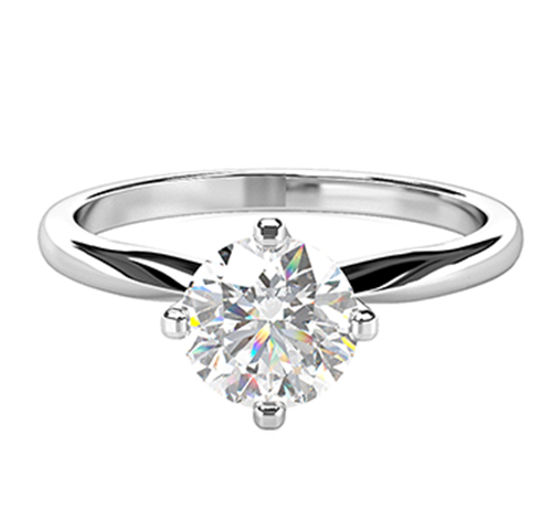 Nalayah Natural Diamond 4 Prong  Engagement Ring