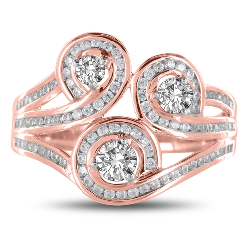 Lydia Natural Prong  Diamond Ring