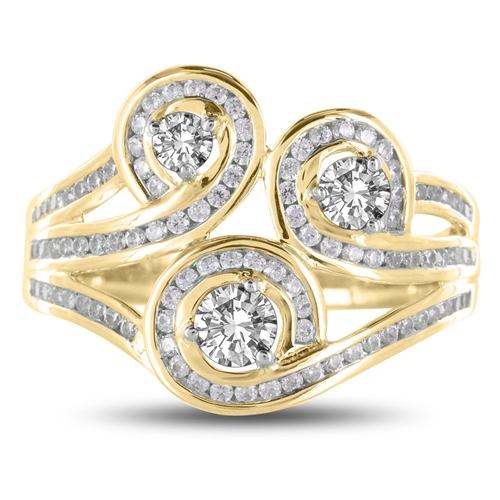 Lydia Natural Prong  Diamond Ring
