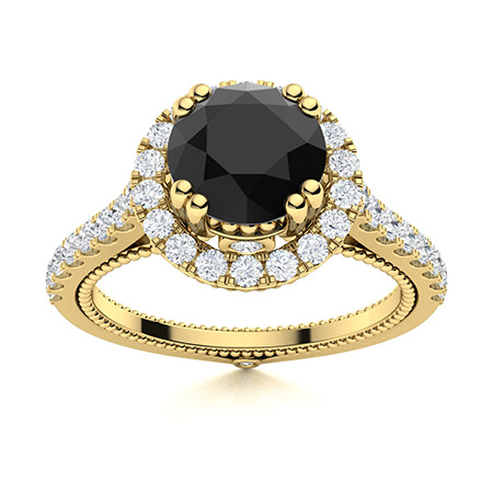 Auriah Black  Diamond Ring