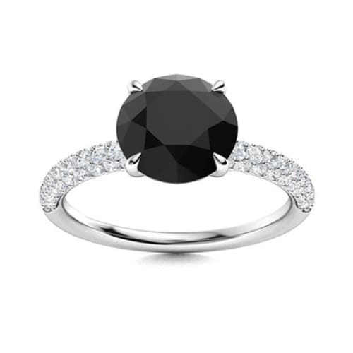 Aynslee 0.50 - 2.00 Carat Black  Diamond Ring