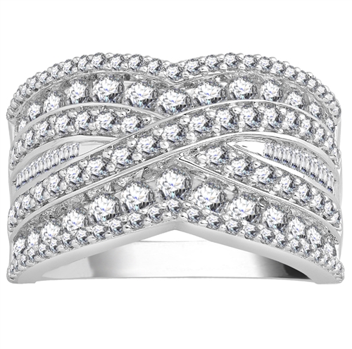 Eirene 0.41 Carat Natural Pave set  Diamond Ring