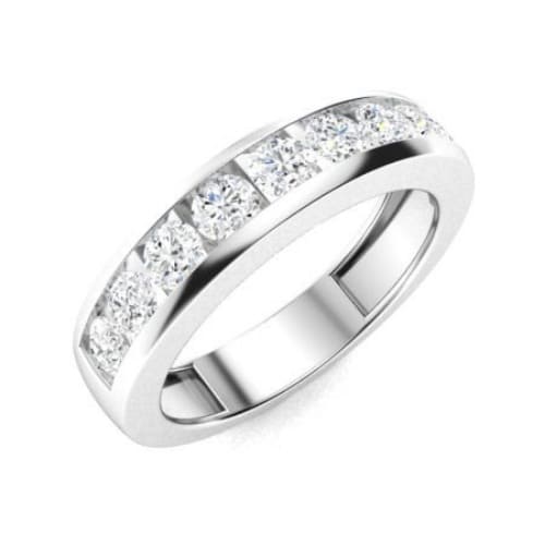 Eilleen 0.30 Carat Natural Channel Set  Diamond Ring