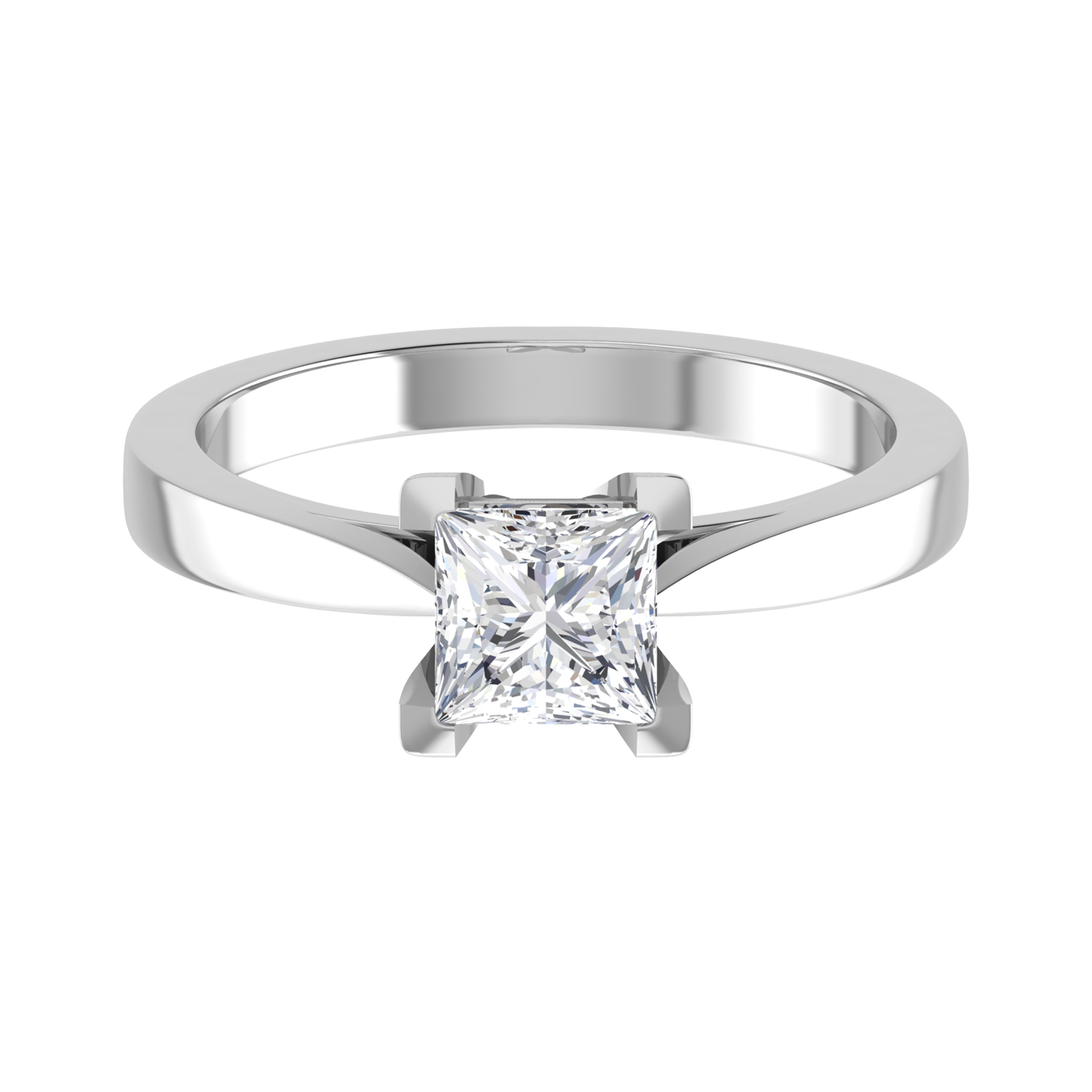 Bellamie Natural 4 Prong  Diamond Ring
