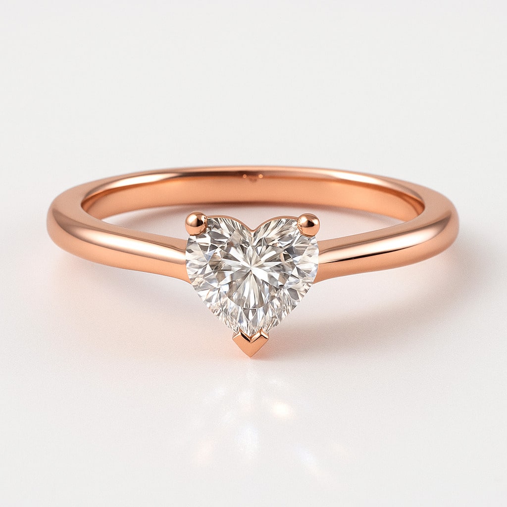 Betsi Natural 3 Prong  Diamond Ring