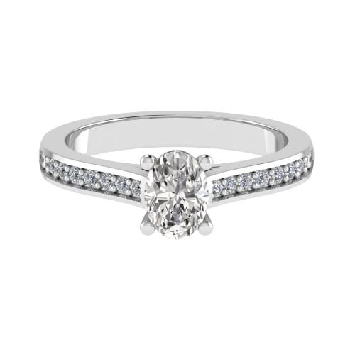 Charook Natural 4 Prong  Diamond Ring