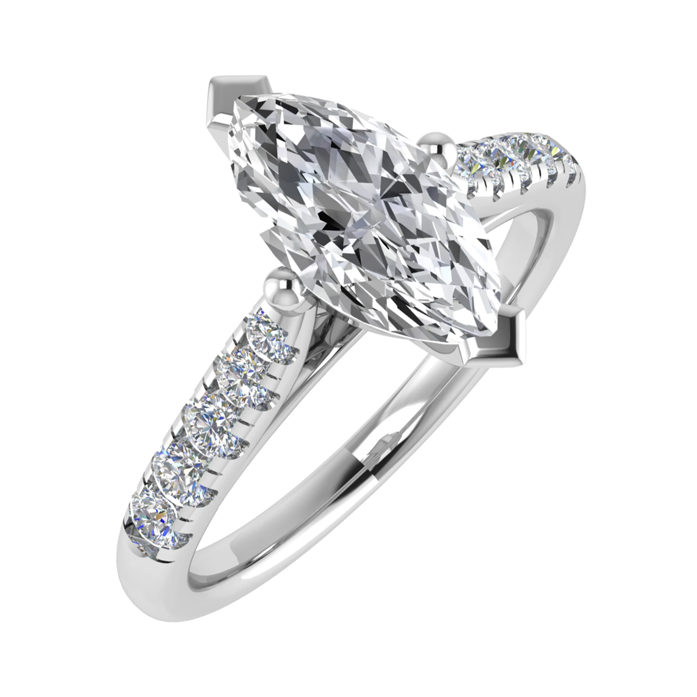 Chyna Natural 4 Prong  Diamond Ring