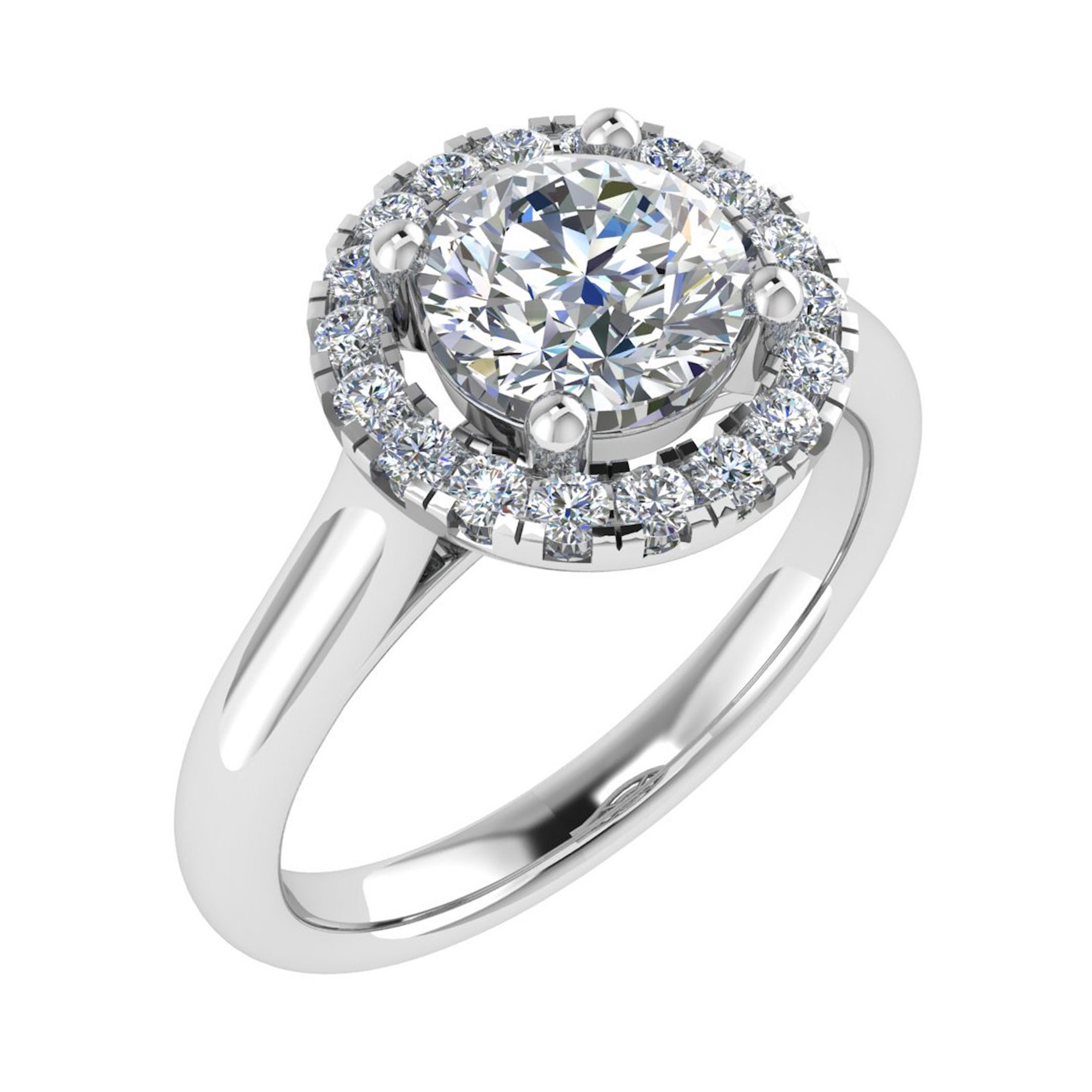 Ruth Halo Engagement Ring