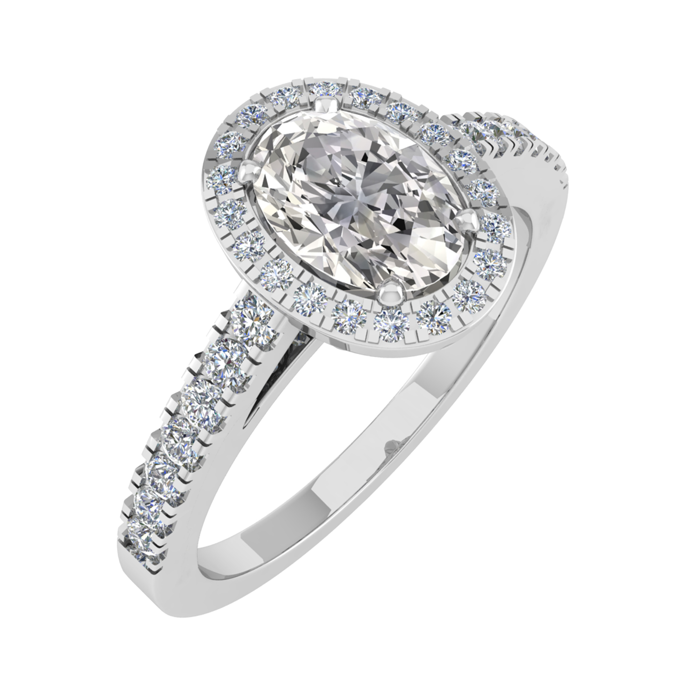 Elanor Natural 4 Prong  Diamond Ring