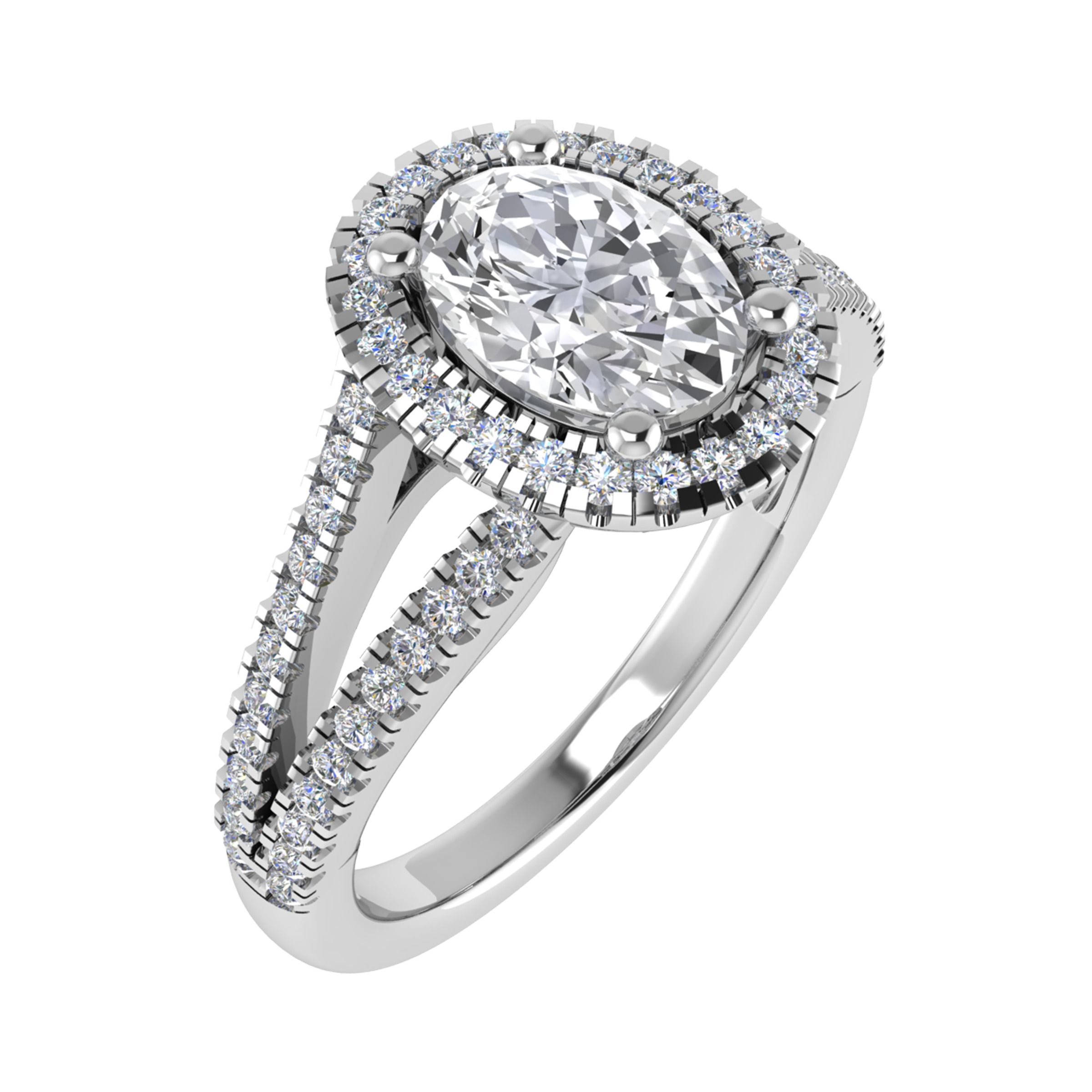 Flora Natural 4 Prong  Diamond Ring