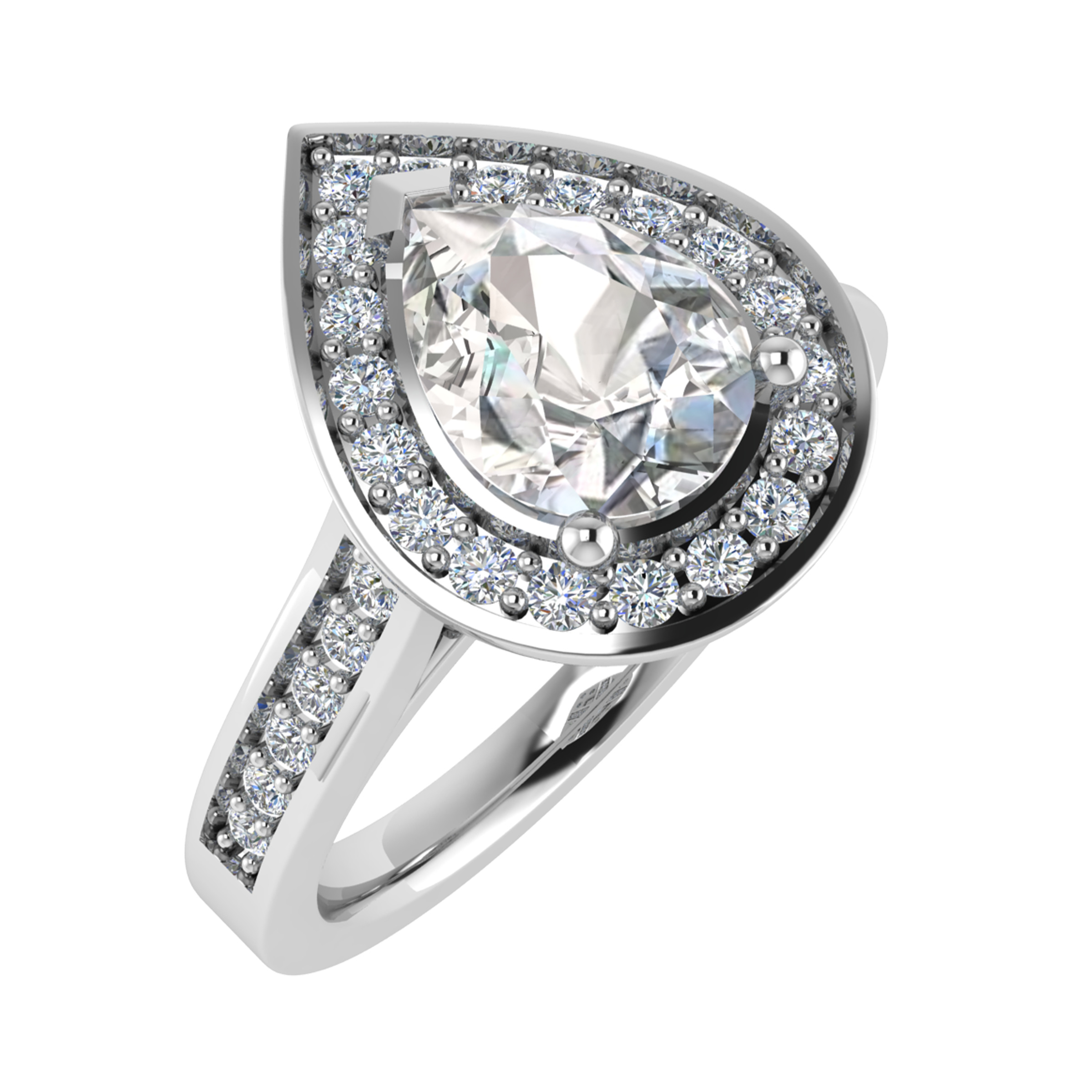 Jerofia Natural 3 Prong  Diamond Ring