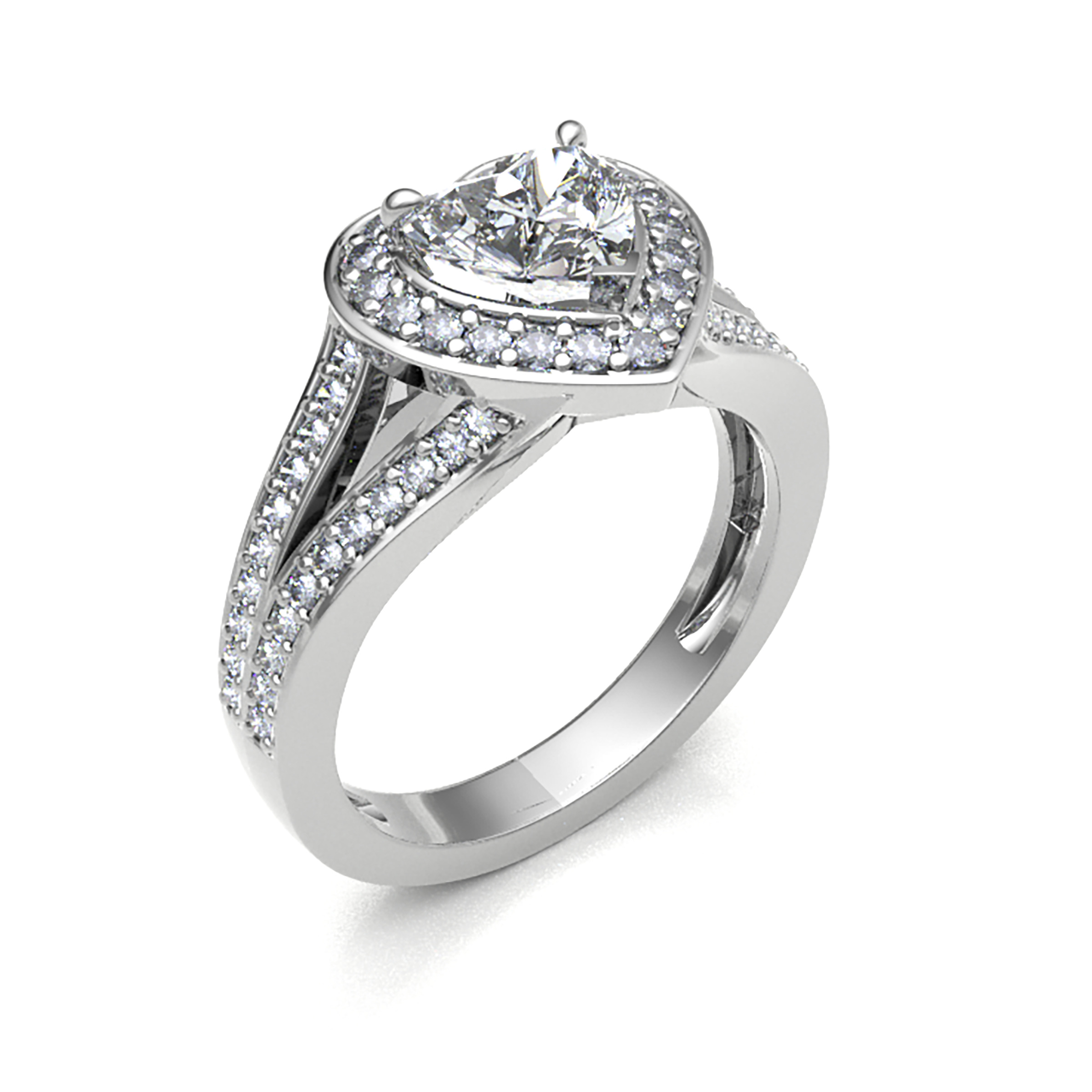 Reeta Natural 3 Prong  Diamond Ring