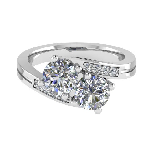 Cadena Natural 4 Prong  Diamond Ring