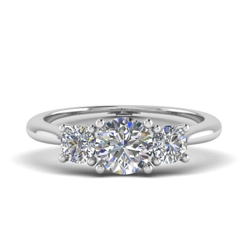 Zara Shining 3 Stone  Engagement Ring
