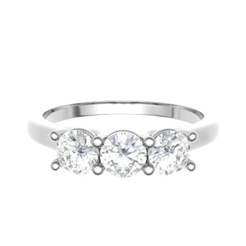 Siya 4 Claw Cross-over Designer Diamond  Engagement Ring