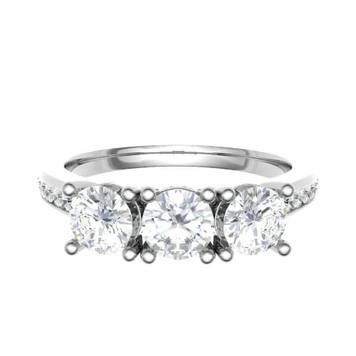Jiya 4 Claw Designer Diamond  Engagement Ring