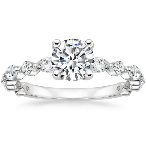 Bethari 0.20 - 3.00 Carat Natural 4 Prong Set  Diamond Ring
