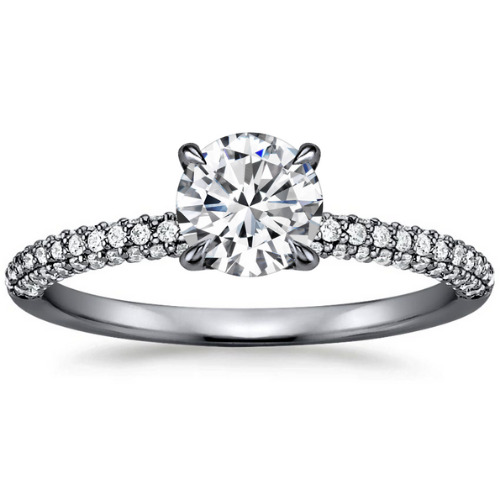 Clare Natural 4 Prong  Diamond Ring