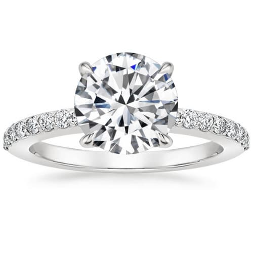 Bennca 0.20 - 3.00 Carat Natural 4 Prong  Diamond Ring