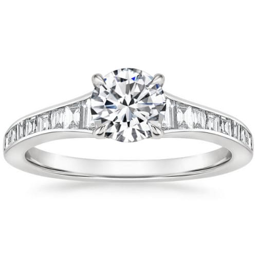 Melita 0.20 - 3.00 Carat Natural 4 Prong  Diamond Ring