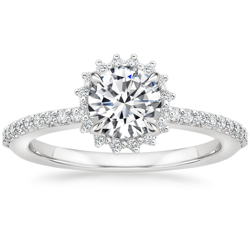 Aevyrie 0.20 - 3.00 Carat Natural 4 Prong Set  Diamond Ring