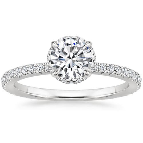 Hannah 0.20 - 3.00 Carat Natural 4 Prong  Diamond Ring