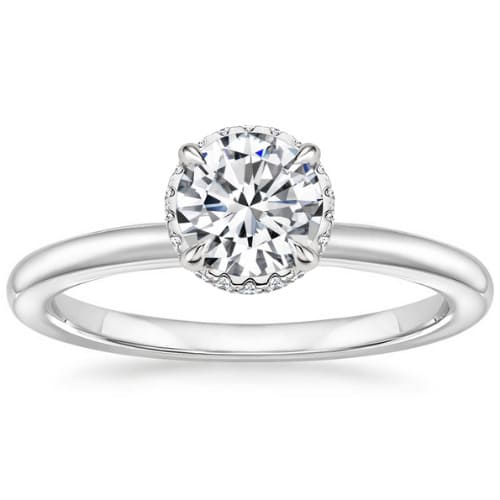 Coeli 0.20 - 3.00 Carat Natural 4 Prong Set  Diamond Ring