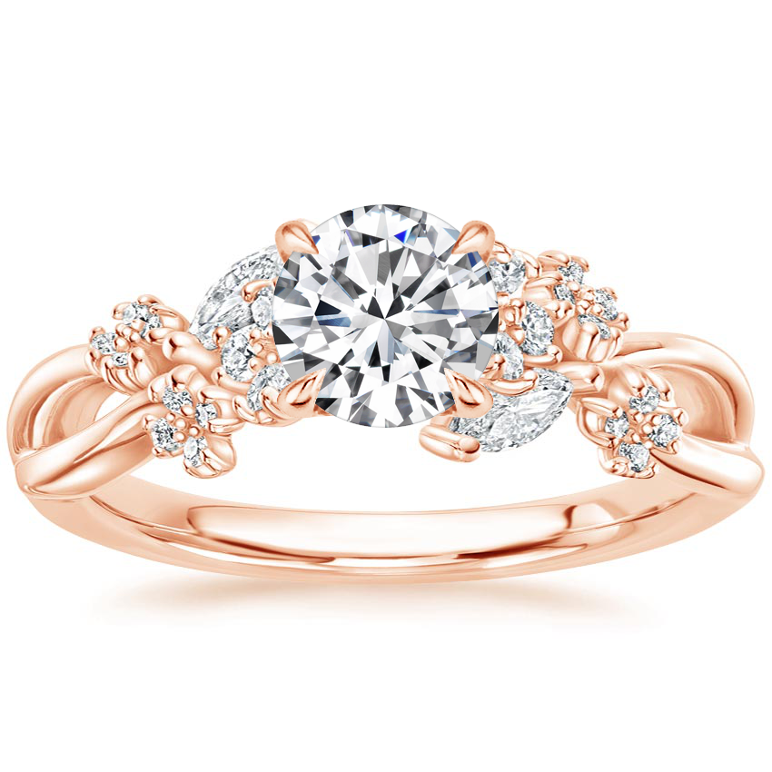 Delfia 0.20 - 3.00 Carat Natural 4 Prong  Diamond Ring