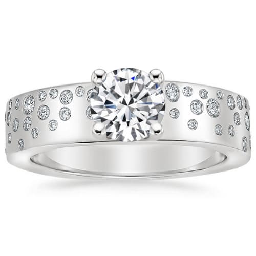 Beortbtraed 0.20 - 3.00 Carat Natural 4 Prong  Diamond Ring