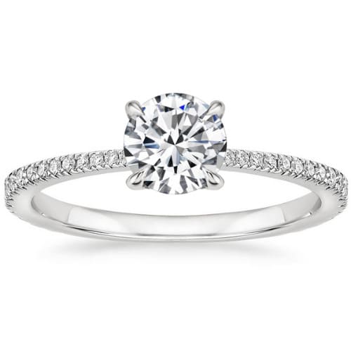 Candida Natural 4 Prong  Diamond Ring