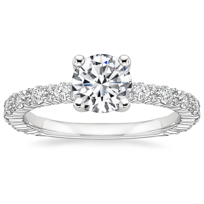 Elsa 0.20 - 3.00 Carat Natural 4 Prong Set  Diamond Ring