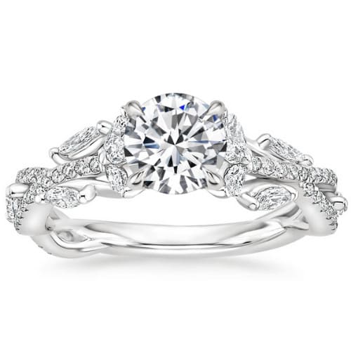 Catlin Natural 4 Prong Set  Diamond Ring