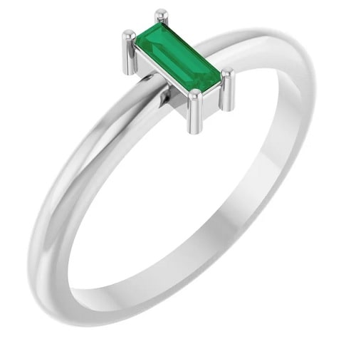 Yumi 0.20 Carat Emerald  Engagement Ring