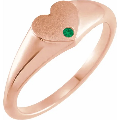 Zhamira Emerald  Engagement Ring